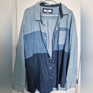 Colorblock Button Up Shirt